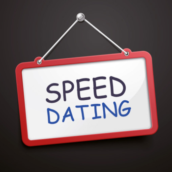 Speed Dating Schild iStock JoyImage