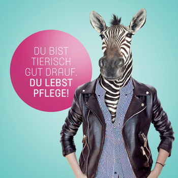 auitanda Bewerberkampagne Zebra-Motiv