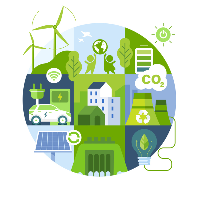 Nachhaltigkeit, Bericht, Logo, Cover